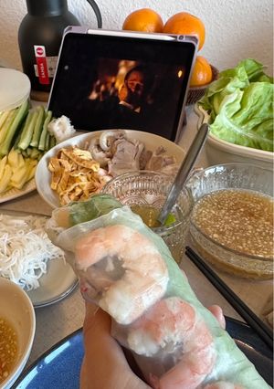 Hình của món Nước chấm gỏi cuốn.