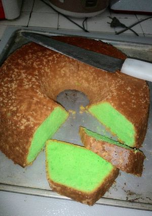 Foto resep Bolu pandan santan legit