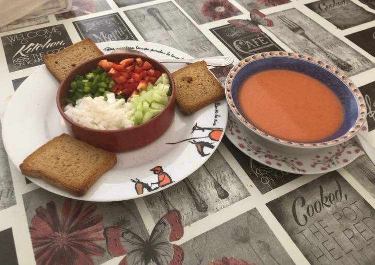 Gazpacho andaluz a mi manera