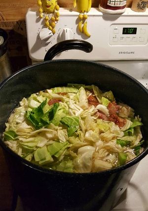 A picture of Boiled Cabbage.