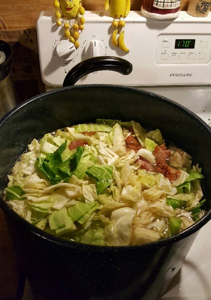 A picture of Boiled Cabbage.