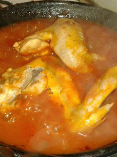 Una foto de Pollo en salsa Picante :3