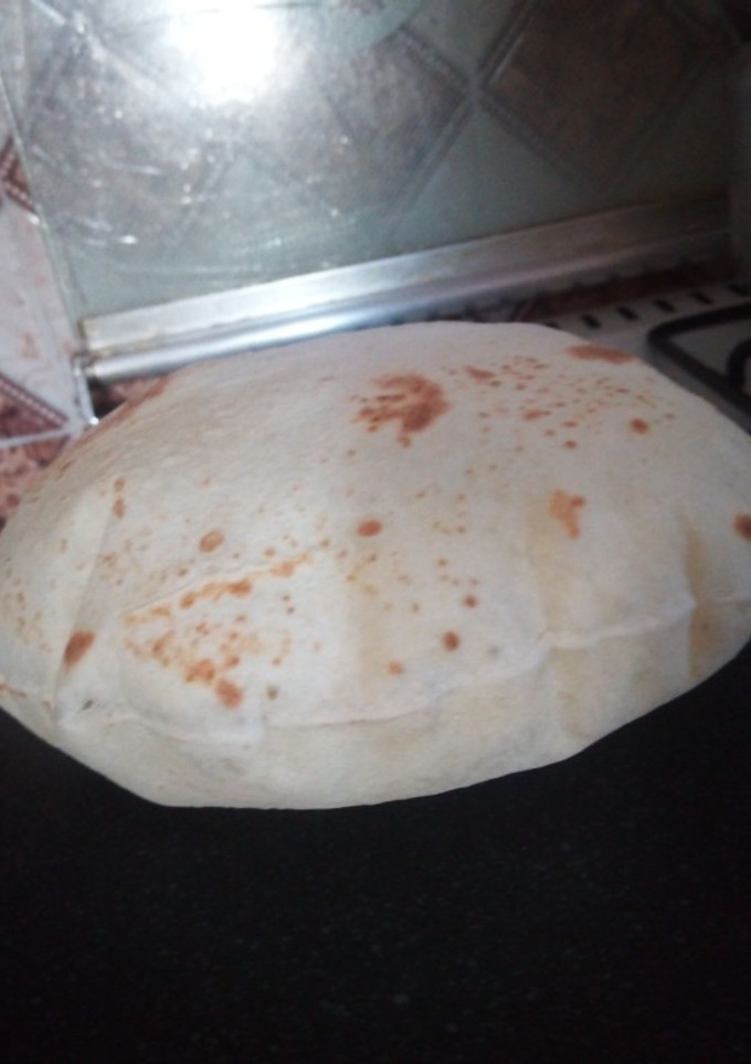صورة لوصفة خبز الشاورما