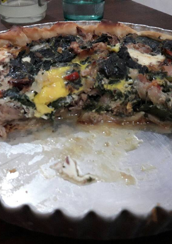 Una foto de Tarta de acelga con caballa