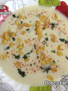 Krémsajtos zellerkrémleves recept fotója
