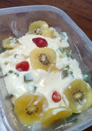 Foto resep Simple fruit salad