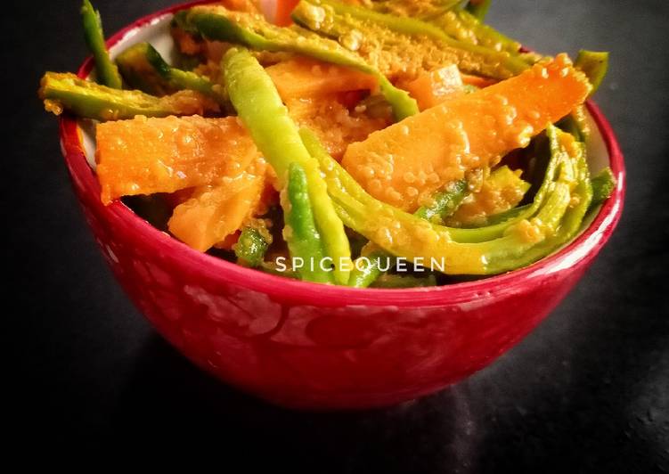 Recipe of Any-night-of-the-week Chilli Carrot Pickle