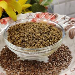 Flaxseeds Chutney (जवसाची चटणी) A picture of Flaxseeds Chutney (जवसाची चटणी).
