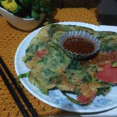 รูปของ Pajeon Pancake Bawang Daun Korea