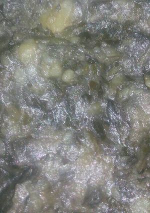 A picture of Spinach with potatoes.