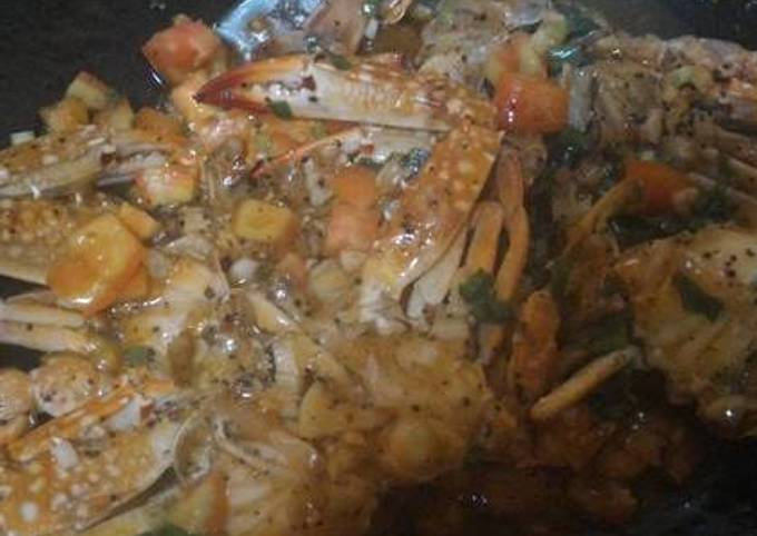 Resep Kepiting Lada Hitam yang Enak Banget