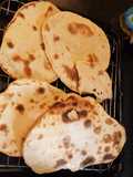 Flatbread from a breadmix