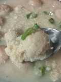 Bubur Queker Oat dg kuah bakso plus pentolnya