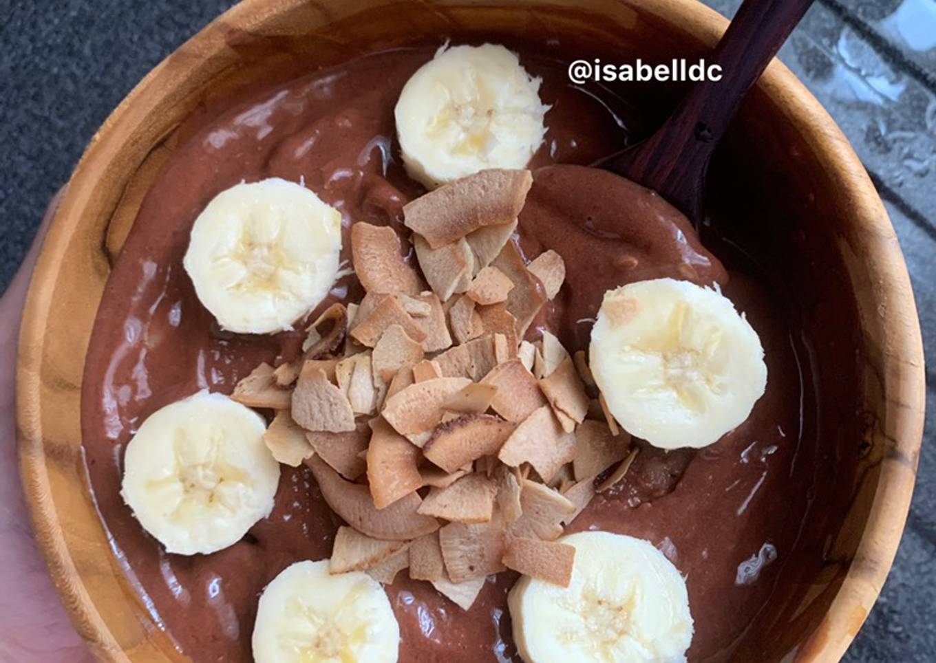 140. Chocolate Strawberry Smoothie Bowl (Non dairy + GF)