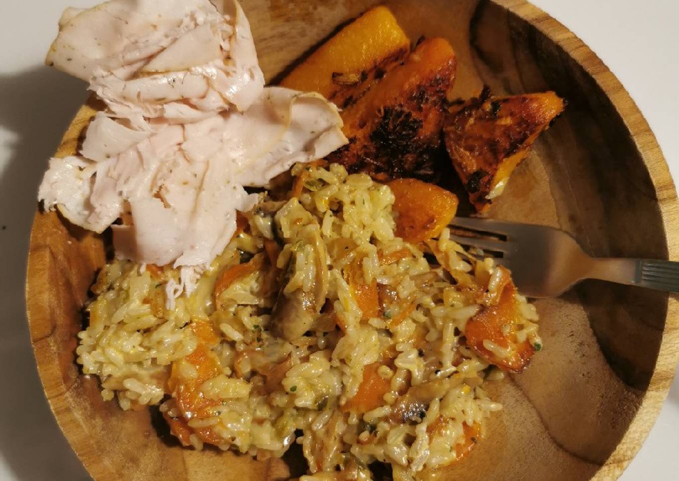 Arroz meloso con calabaza