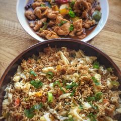A picture of Egg Fried rice.
