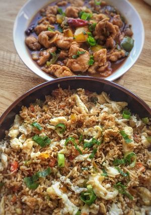 A picture of Egg Fried rice.