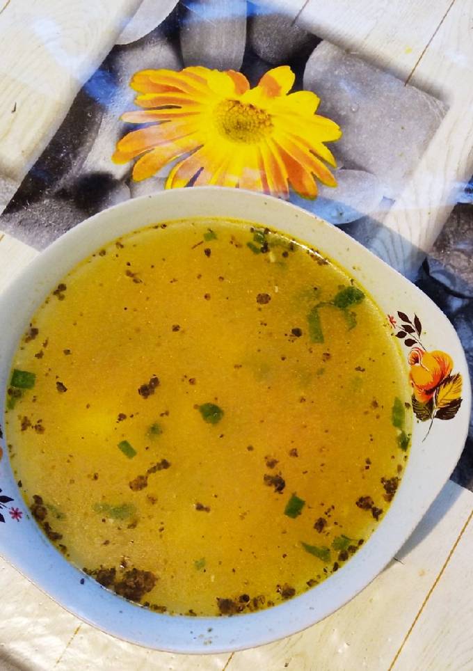 Супчик з хребта червоної риби🍲