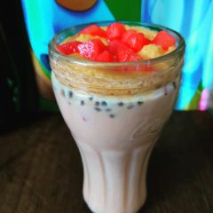 A picture of Watermelon smoothie 🍉🍹.