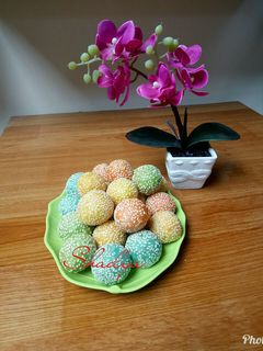 Foto resep Onde-onde pelangi