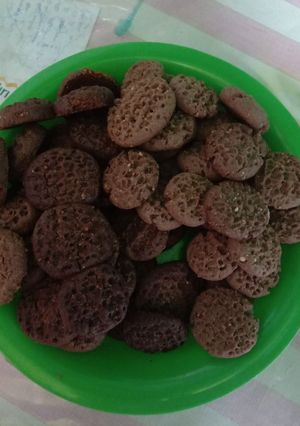 Foto resep Kue coklat kacang ukuran gelas
