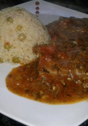 Una foto de Carne en bistec a lo Colombiano!