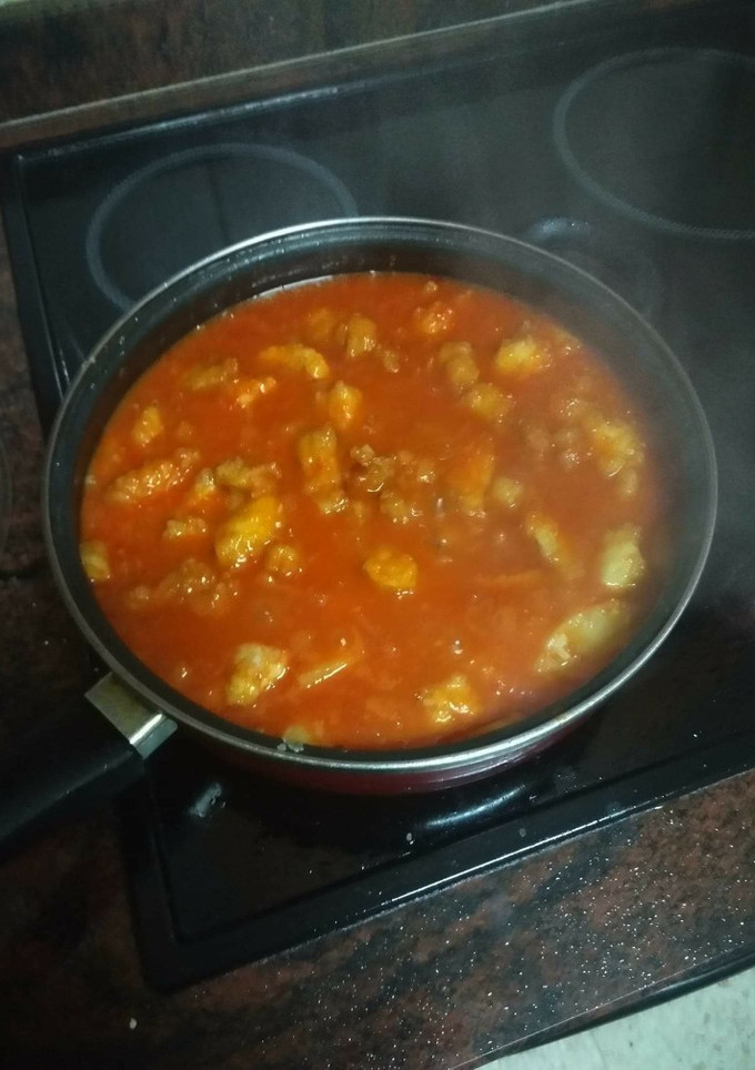 Una foto de Pollo agridulce a mi manera
