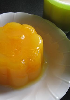 A picture of Agar Orange Jelly.