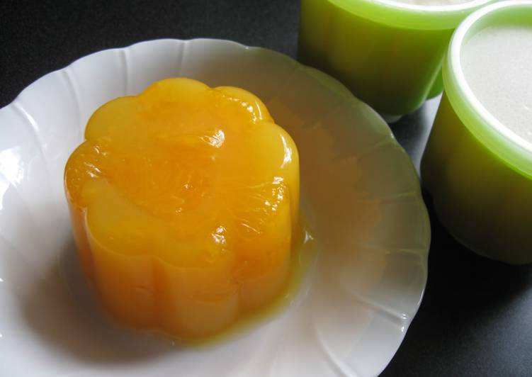 Recipe of Any-night-of-the-week Agar Orange Jelly