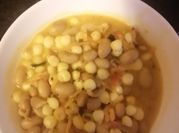 A picture of boiled maize