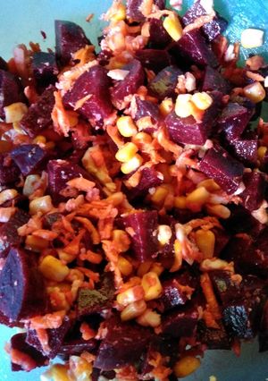 Una foto de Ensalada de remolacha
