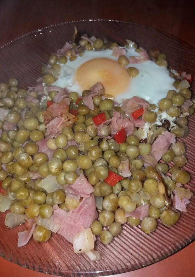 Una foto de Colchón de arvejas
