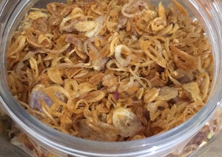 Masakan Populer Bawang Goreng renyah no tepung Sedap