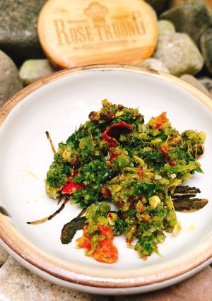 Hình của món Muối Chẩm Chéo.