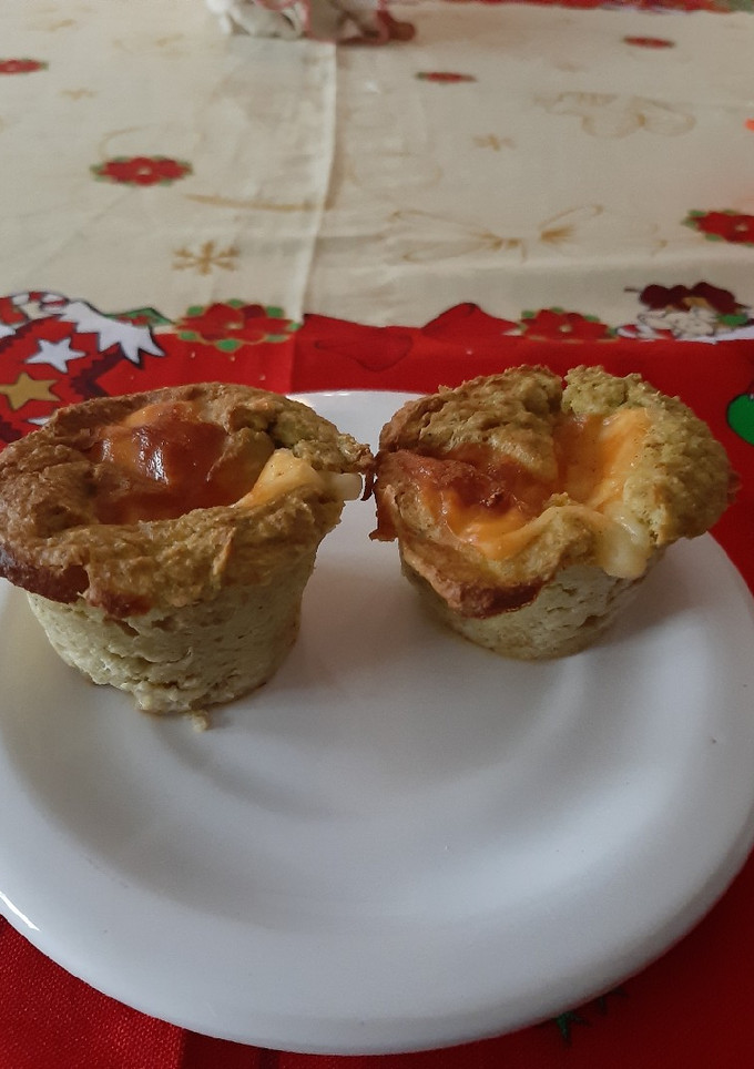 Una foto de Muffins de brócoli