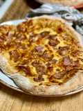 Pizza carbonara auténtica (sin nata)