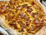 Pizza carbonara auténtica (sin nata)