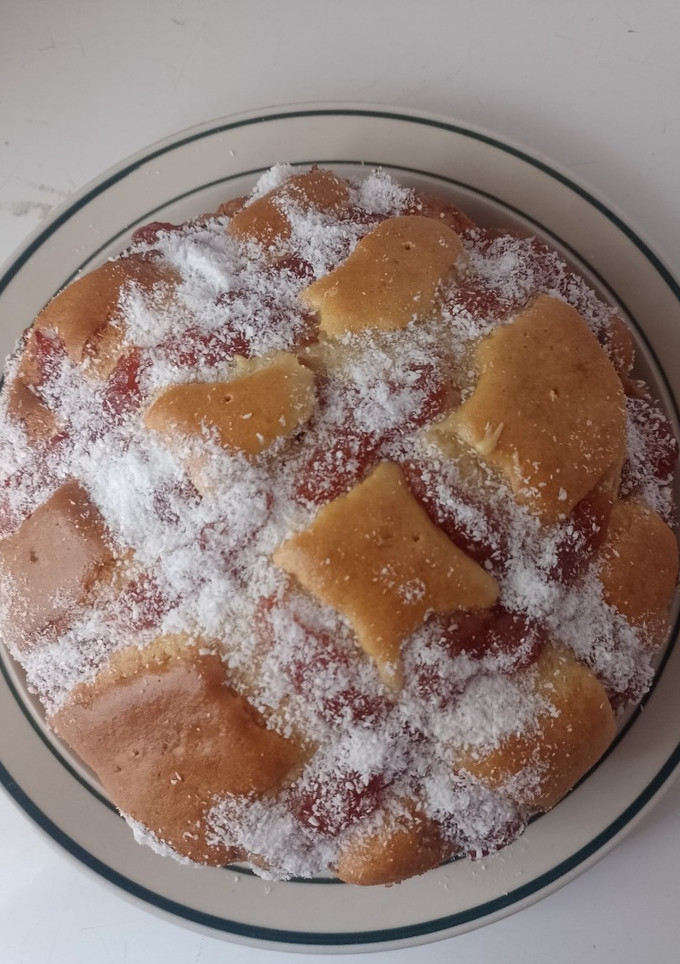 Una foto de Torta matera de membrillo🎂🧉🫖☕