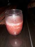 Licuado de frutilla con campari