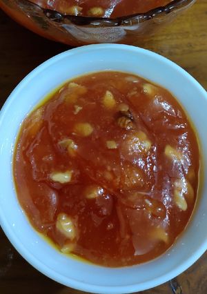 A picture of Potato halwa.