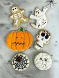 Halloween Decorated Butter Cookies