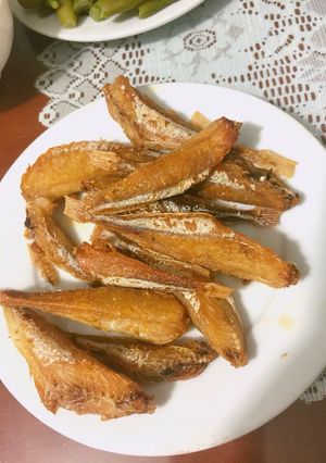 Hình của món Cá đùi gà chiên giòn.