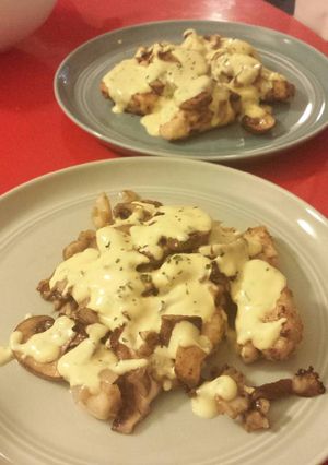 A picture of Chicken with Mushrooms & Mustard.