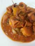 Baby Squid Stew with Potatoes