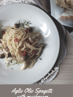 Foto resep Spagetti tumis jamur (aglio olio mushroom)