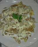 Migas con pollo 4 ingredientes