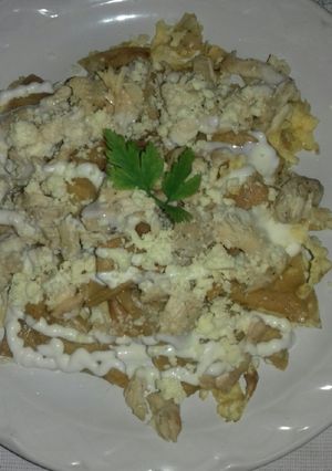 A picture of Migas with Chicken (4 Ingredients).