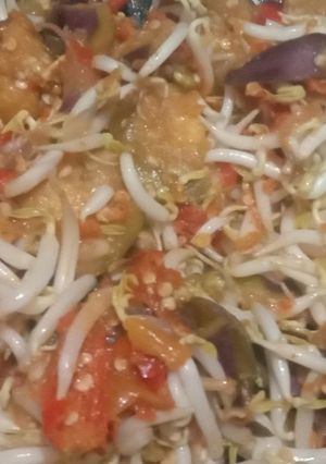 Foto resep Sambel terong toge