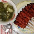 Sate daging bumbu rujak