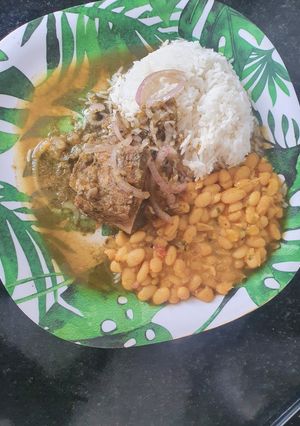 Una foto de Seco de res con frejoles